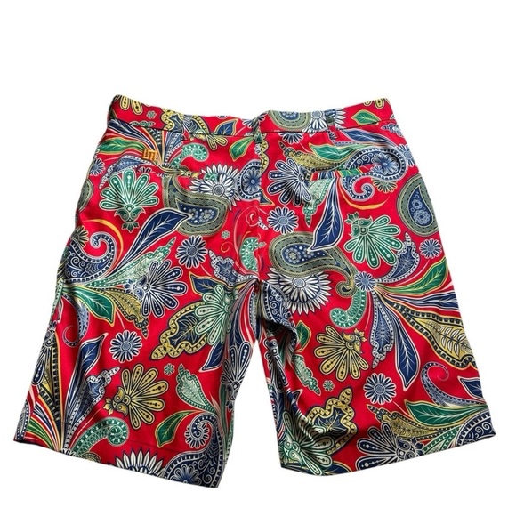 Loudmouth Other - Loudmouth Golf Paisley Red Shorts Mens Size 38